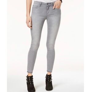 Articles of Society Carly Release Hem Gray Skinny Ankle Denim Jeans Size 27